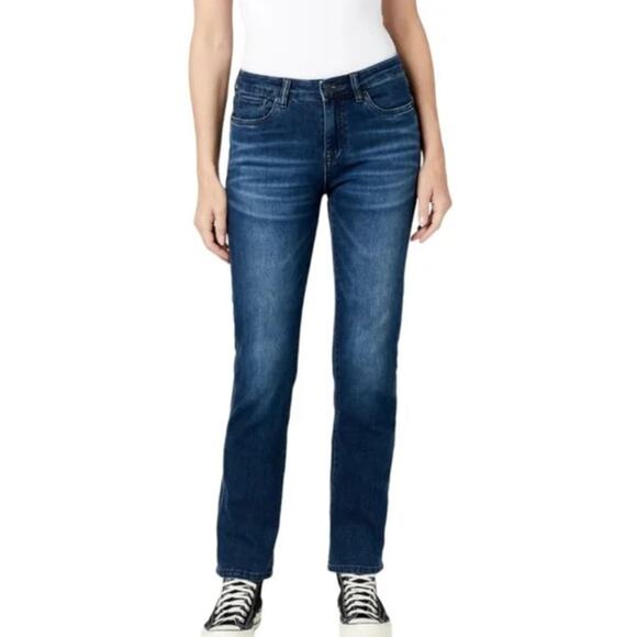 Buffalo David Bitton Blue Denim Medium Wash Straight Leg Classic Jeans 14/34 - Picture 1 of 11